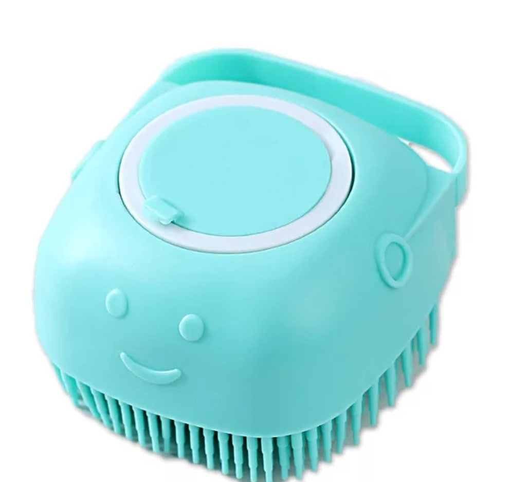 "Transform Your Dog's Bath Time with our Massage Bath Brush - The Ultimate Grooming Tool for a Relaxing Spa Experience"