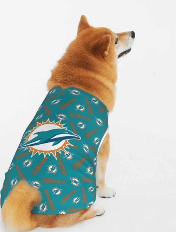 Miami dolphins shop dog jersey