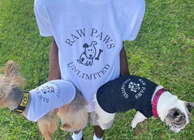 Ultimate Comfort RAW PAWS UNLIMITED Signature Dog Shirts RAW PAWS UNLIMITED SIGNATURE Adult T-shirt