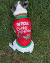 Holiday Dog Shirt Official Cookie Tester