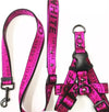 WOOF WHITE-Leash and Harness Set